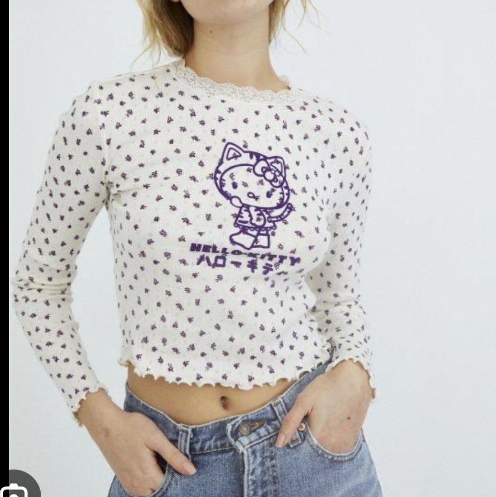 new girl order x hello kitty tshirt